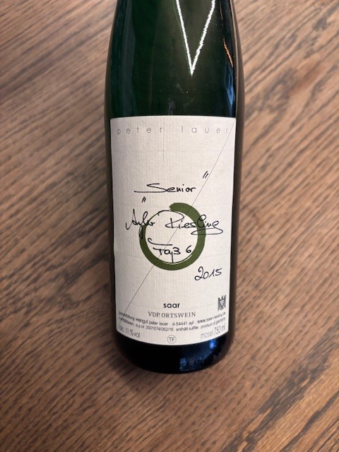 PETER LAUER FASS 6 SENIOR AYLER RIESLING TROCKEN FEINHERB 2015